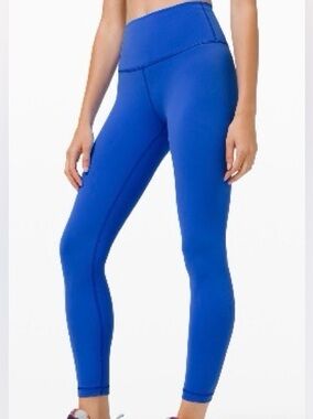 Lululemon Cerulean Blue Wunder Train High-Rise Tight 25" Size 12